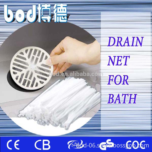 white floor drain filter net